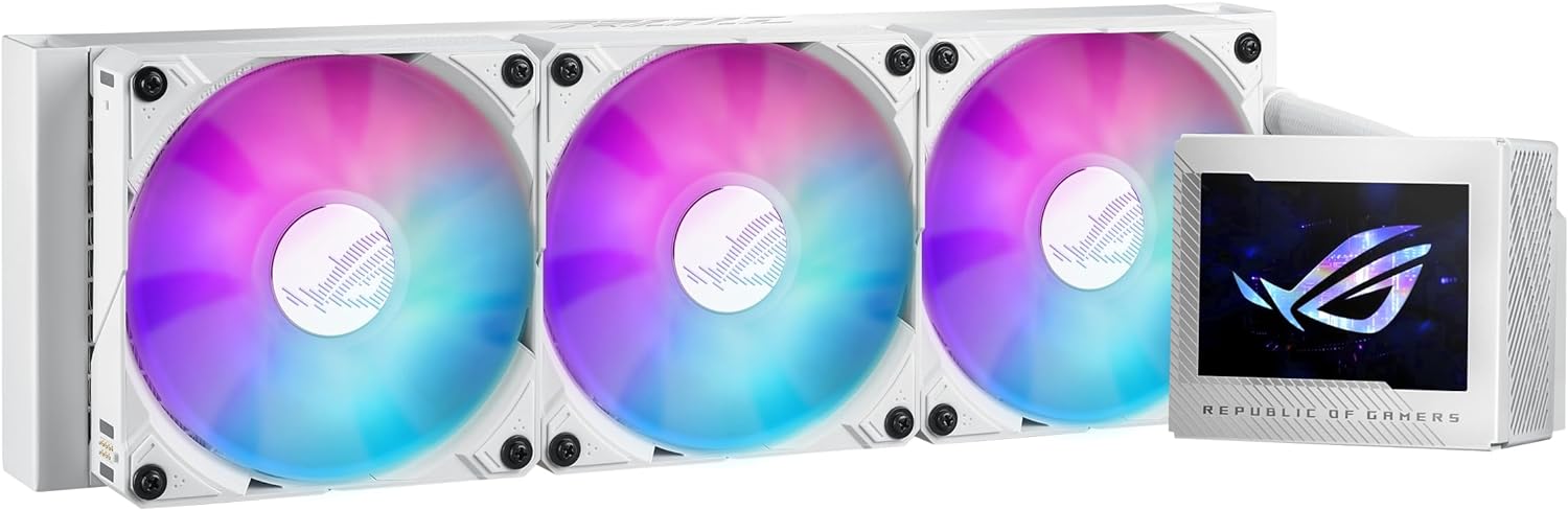 ASUS ROG RYUJIN III 360 ARGB White Edition AIO Ultra-Performance CPU Liquid Cooler ASUS ROG RYUJIN III 360 ARGB White Edition AIO Ultra-Performance CPU Liquid Cooler